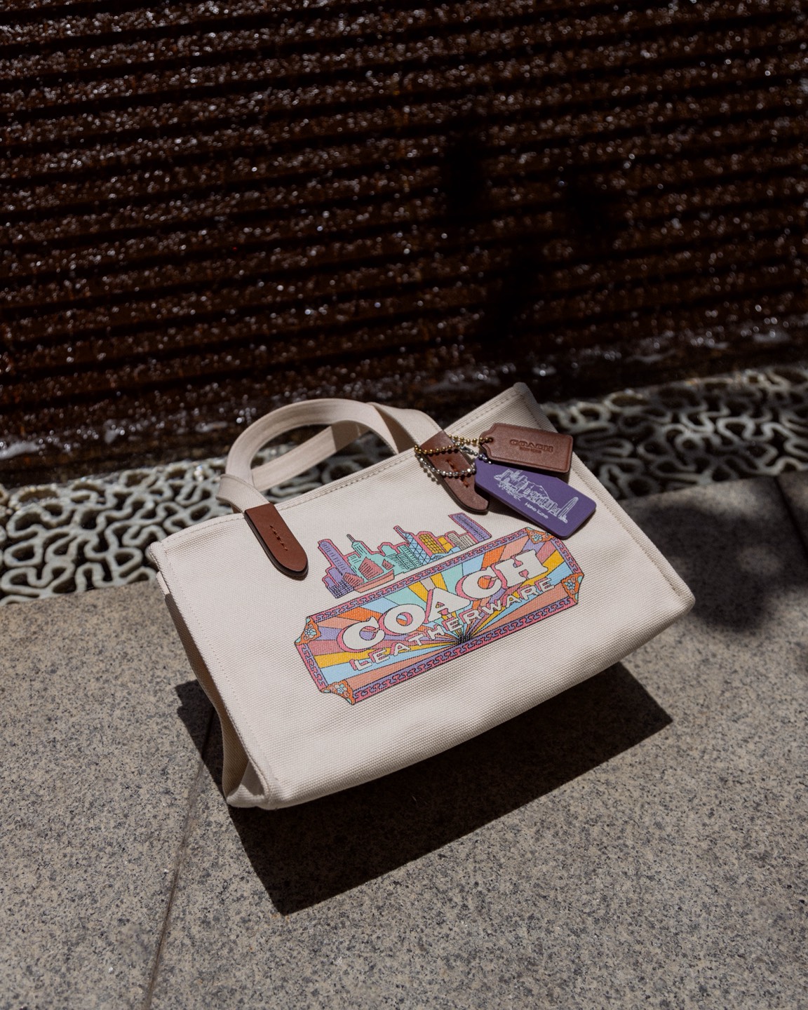 「DAY & NIGHT」 TOTE 30 IN CANVAS 