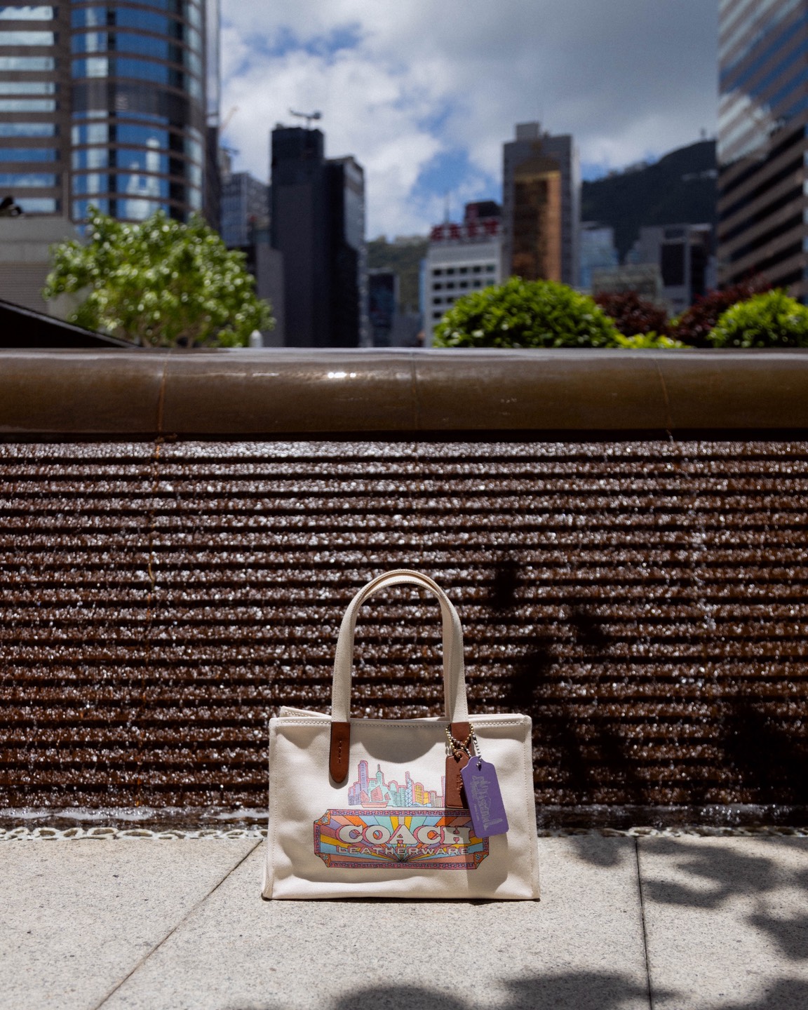 「DAY & NIGHT」 TOTE 30 IN CANVAS 